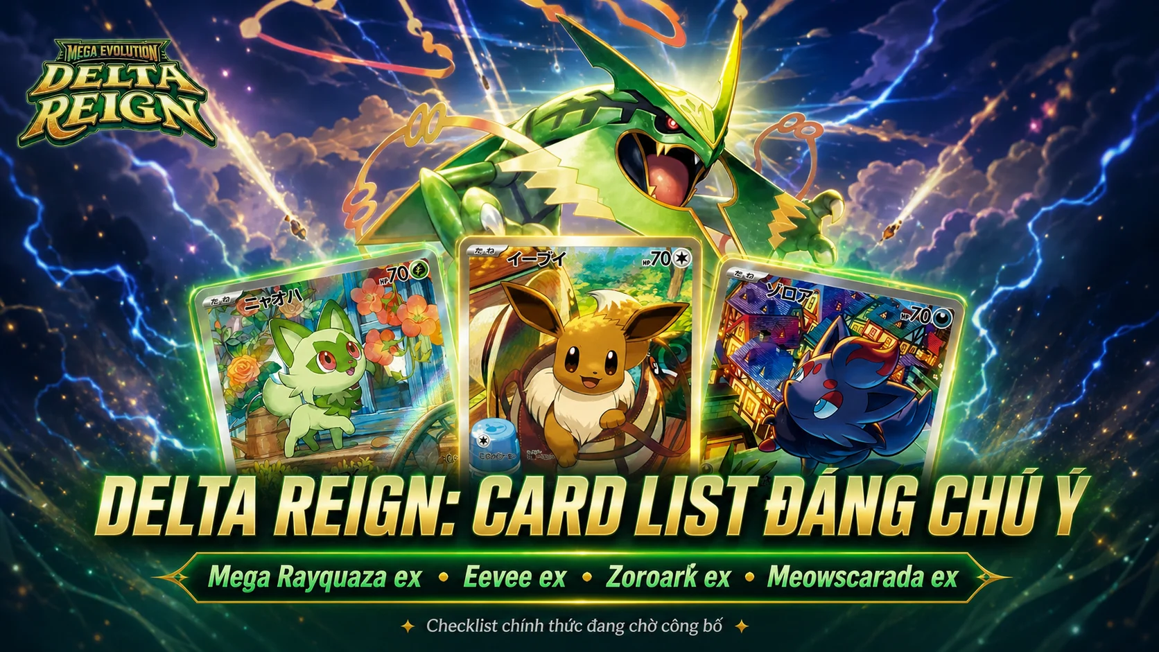 Pokémon TCG Delta Reign: Card List, Ngày Phát Hành 2026 20 Storm Emeralda Cards