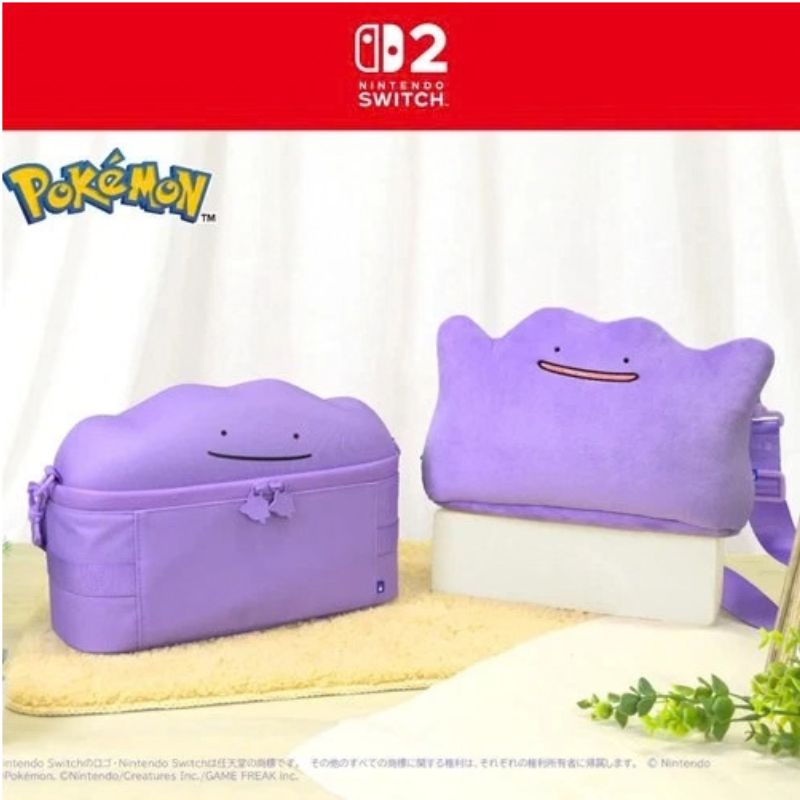 Hori - Nintendo Switch 2 All-In-One Storage Bag - Ditto (NSX-164) - Chính Hãng 1 Thiet ke chua co ten 2026 09 16T173923.884 1