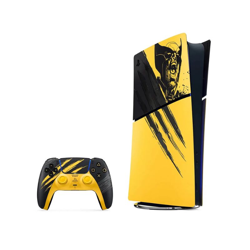 Thiết kế chưa có tên - 2026-09-18T163016.900 PS5 Slim Digital – Playstation 5 Slim Digital – Marvel’s Wolverine Battle Yellow Limited Edition - Korea - Ảnh 1