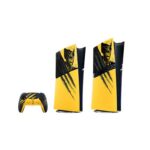 PS5 Slim Digital – Playstation 5 Slim Digital – Marvel’s Wolverine Battle Yellow Limited Edition - Korea - Ảnh 3