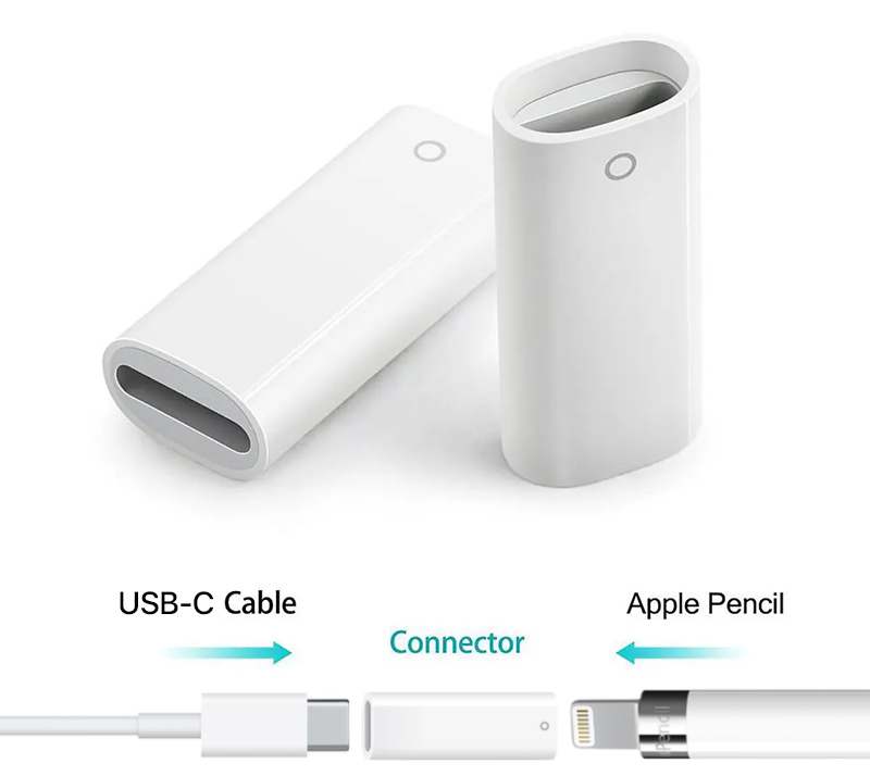 USB-C To Apple Pencil Adapter Chính Hãng 1 adapter usb c to apple pencil 02
