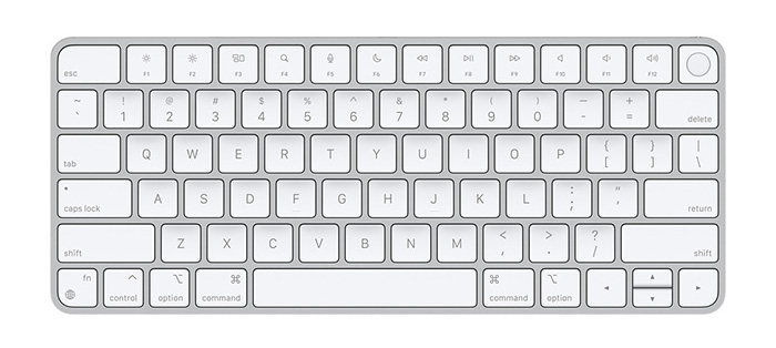 Apple Magic Keyboard with Touch ID - Silver 1 Apple Magic Keyboard with Touch ID