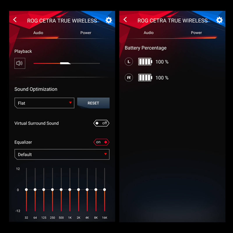 Tai nghe Asus ROG Cetra True Wireless 7 Tai nghe ROG Cetra True Wireless
