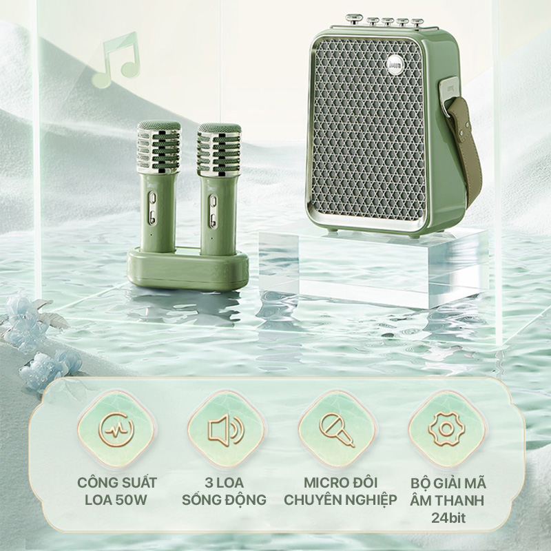 Loa Karaoke Bluetooth Divoom Songbird 1 Loa Karaoke Bluetooth Divoom Songbird