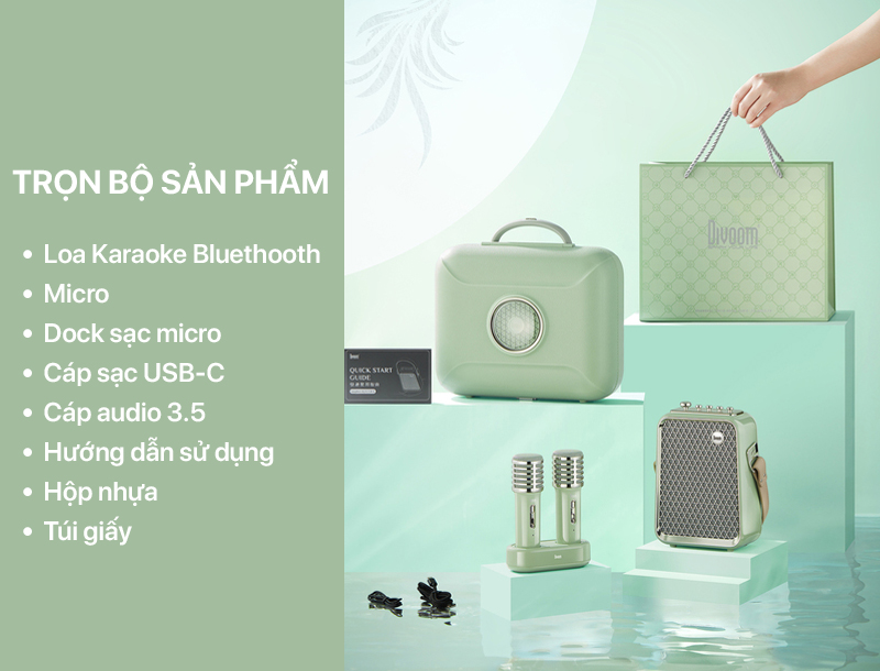 Loa Karaoke Bluetooth Divoom Songbird 6 Loa Karaoke Bluetooth Divoom Songbird