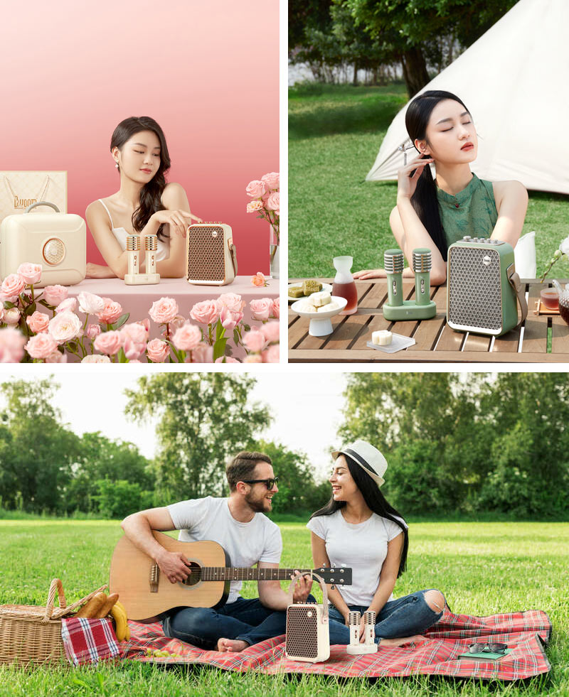 Loa Karaoke Bluetooth Divoom Songbird 2 Loa Karaoke Bluetooth Divoom Songbird