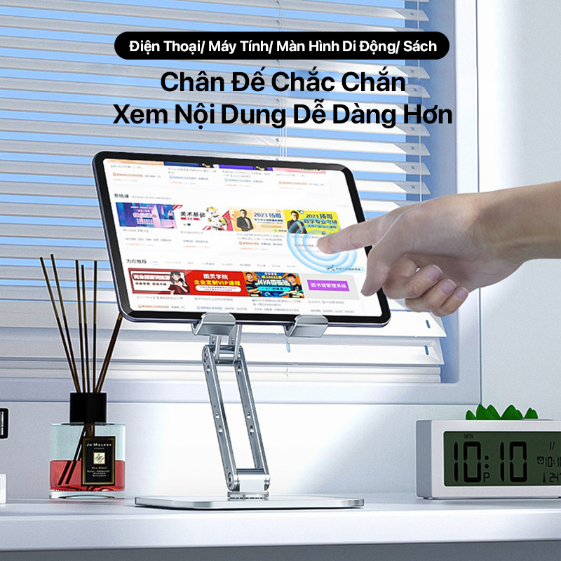 Giá đỡ Grmame Rotating Stand For iPhone/iPad 2 grmame rotating stand for iphone ipad silver 02