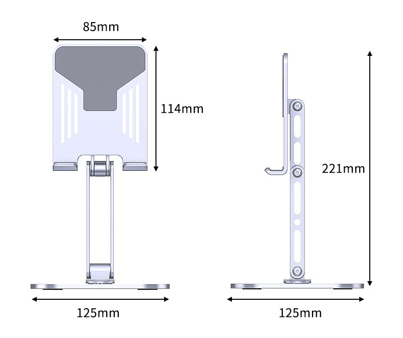 Giá đỡ Grmame Rotating Stand For iPhone/iPad 10 grmame rotating stand for iphone ipad silver 10