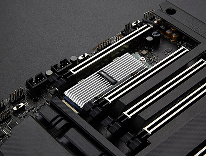 Bộ tản nhiệt cho NVMe M.2 2280 1 Bộ tản nhiệt cho NVMe M.2 2280