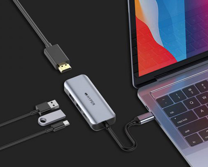 HyperDrive HDMI 4K 60Hz 4-in-1 USB-C Hub HD41 1 HyperDrive HDMI 4K 60Hz 4-in-1 USB-C Hub HD41