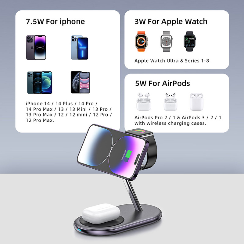 Đế sạc Innostyle Magstation 3 In 1 - IMWC311BLK 6 Đế sạc Innostyle Magstation 3 trong 1