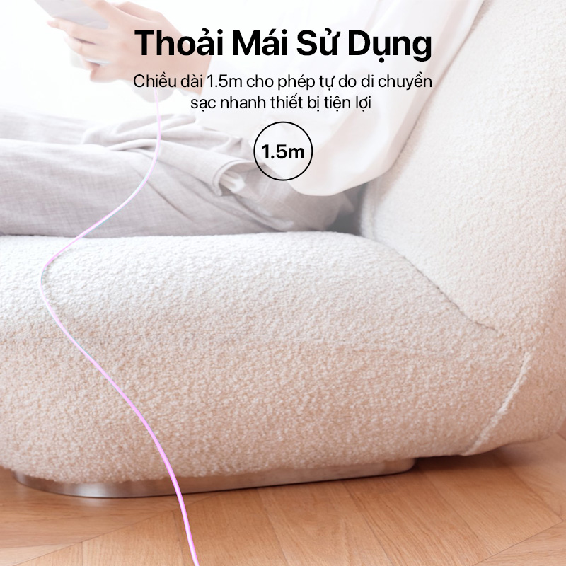 Cáp Innostyle UltraFlex USB-A to USB-C Cable 1.5M - IAC150LV 3 Innostyle UltraFlex USB-A to USB-C Cable 1.5M - IAC150LV