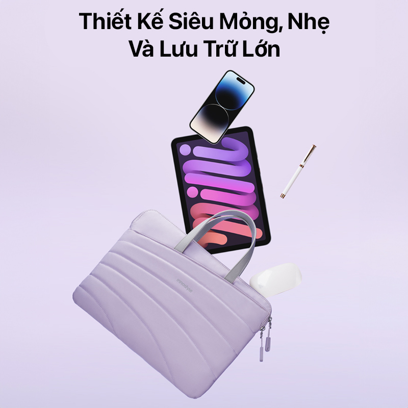 Túi Xách Chống Sốc Innostyle Carrylite Slim Laptop 14 Inch/MacBook Pro 14 Inch S600-14 4 Innostyle Carrylite Slim Laptop 14 Inch