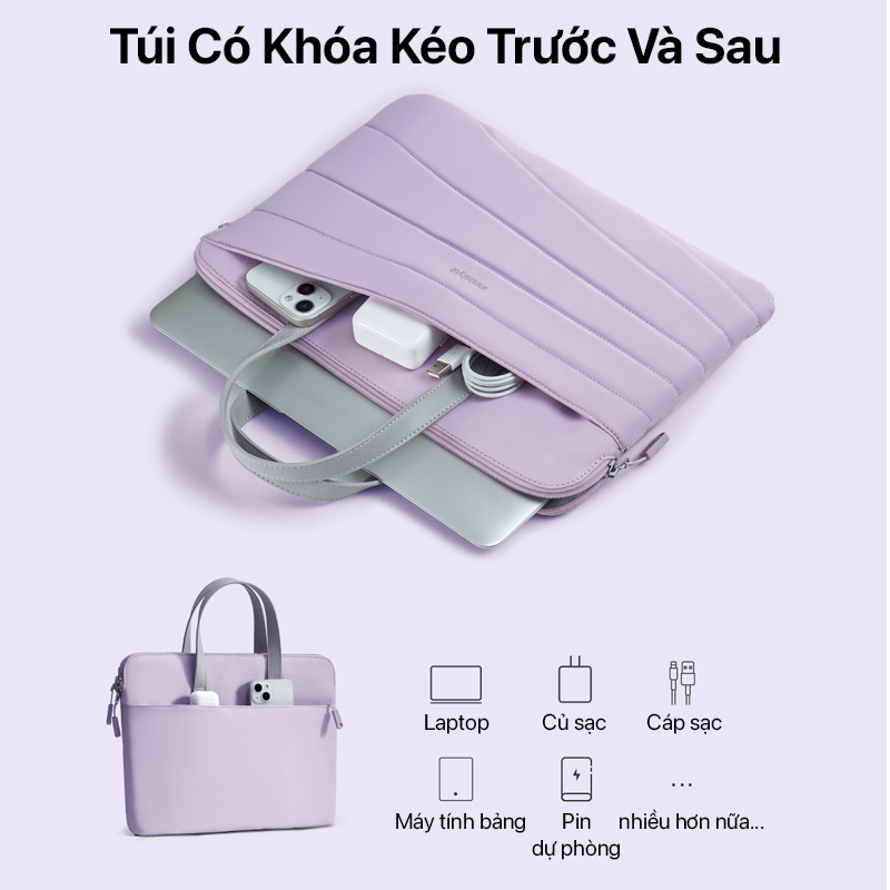 Túi Xách Chống Sốc Innostyle Carrylite Slim Laptop 14 Inch/MacBook Pro 14 Inch S600-14 3 Innostyle Carrylite Slim Laptop 14 Inch