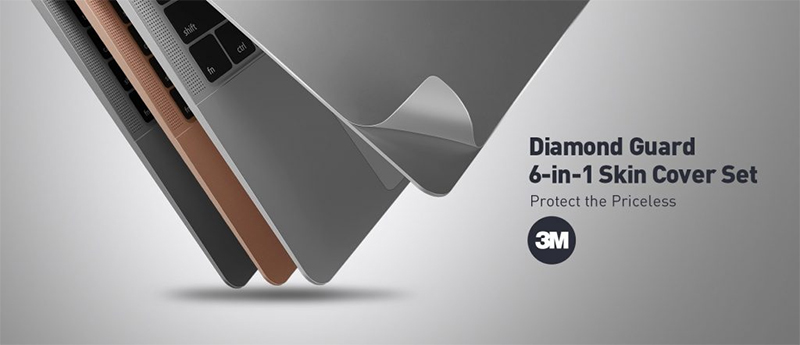 Dán 3m Innostyle (USA) Diamond Guard 6-In-1 Skin Set For Macbook Air M2 15-Inch 2023 - (ISCS2941) 1 Dán 3m Innostyle (USA) Diamond Guard 6-In-1 Skin Set For Macbook Air M2 15-Inch 2023