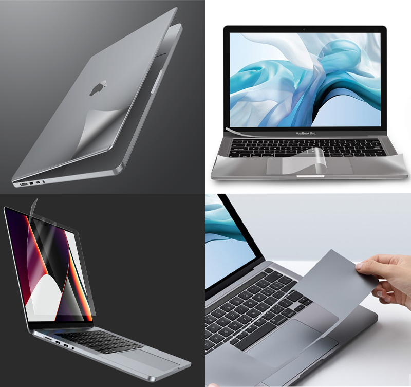 Set dán màn hình Innostyle 3M Skin Cover 6 In 1 Macbook Pro 14" - Gray 1 Set dán màn hình Macbook Pro 14 inch Innostyle 3M Skin Cover 6 In 1
