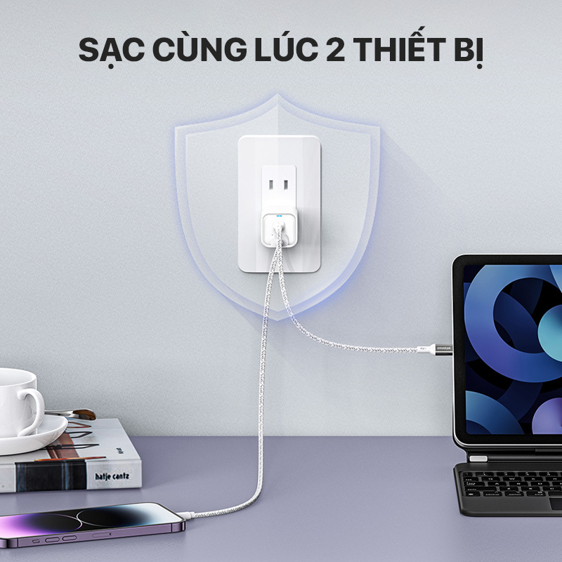 Innostyle MiniCube 35W GaN Charger - IC35CAWHT 3 Innostyle MiniCube 35W GaN Charger - IC35CAWHT