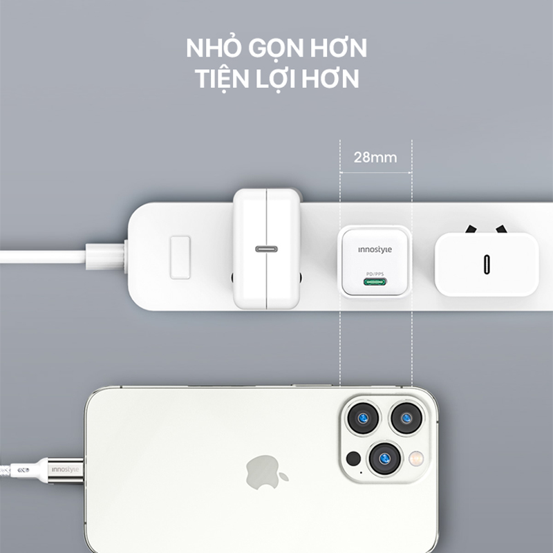Innostyle MiniGo 30W GaN PD Charger - IC30GWHT 2 Innostyle MiniGo 30W GaN PD Charger - IC30GWHT