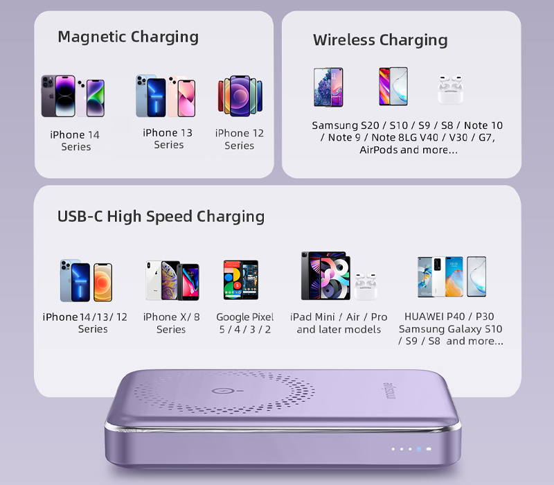 Pin sạc dự phòng INNOSTYLE - POWERMAG SLIM - 10000mAh 5 Sạc dự phòng không dây Innostyle Powermag Slim 10000mAh