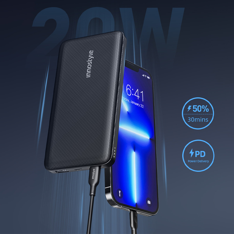 Pin sạc dự phòng Innostyle PowerMax - 10000mAh 1 Pin sạc dự phòng Innostyle PowerMax 10000mAh - IP20PD