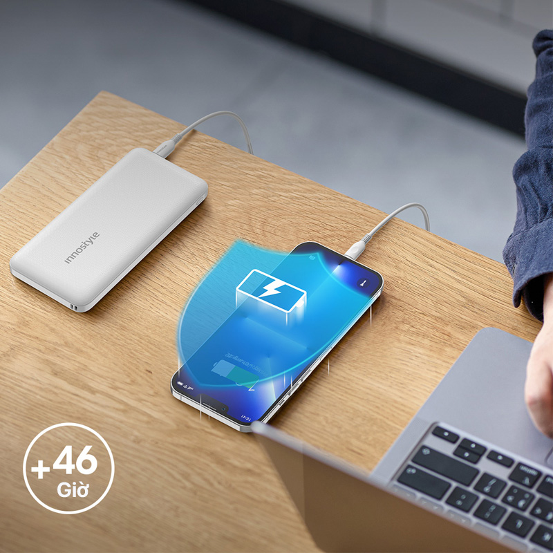 Pin sạc dự phòng Innostyle PowerMax - 10000mAh 3 Pin sạc dự phòng Innostyle PowerMax 10000mAh - IP20PD