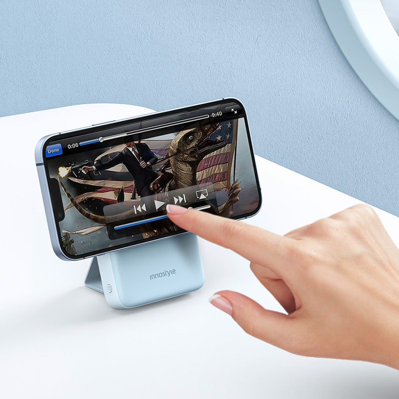 Pin sạc dự phòng Innostyle 2 In 1 Powermag - 10000mAh 6 Sạc dự phòng không dây Innostyle 2 In 1 Powermag 10000mAh