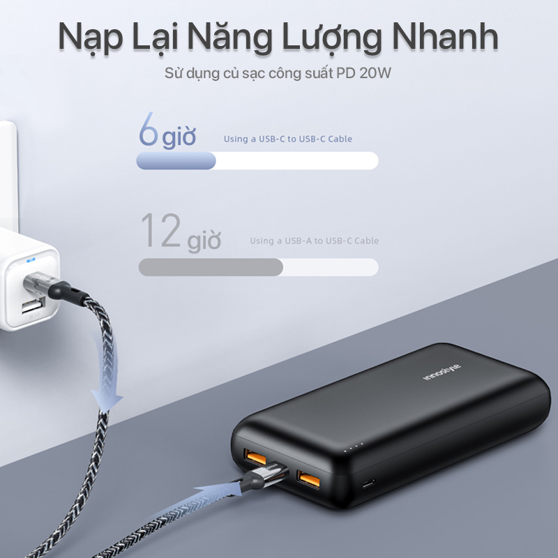 Pin sạc dự phòng Innostyle PowerMax - IP20KPDBLK - 20000mAh 5 Pin sạc dự phòng Innostyle PowerMax 20000mAh - IP20KPDBLK