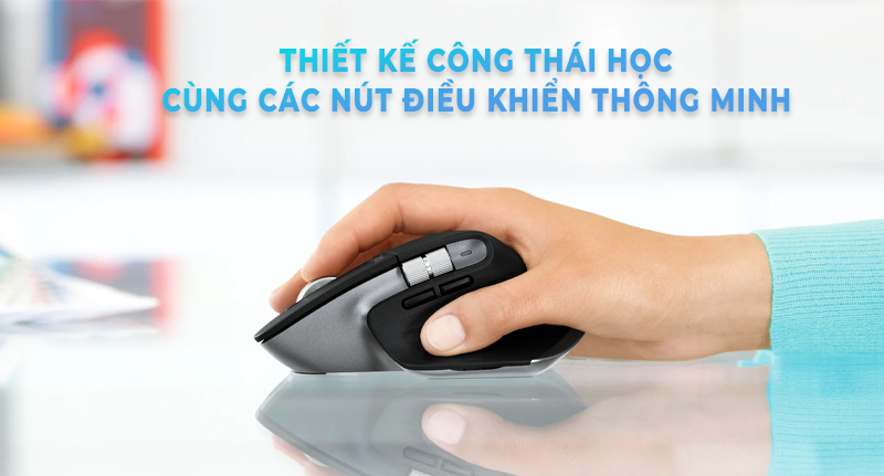 Logitech Wireless Mouse MX Master 3 Pale Grey for Mac 2 Logitech Wireless Mouse MX Master 3 for Mac