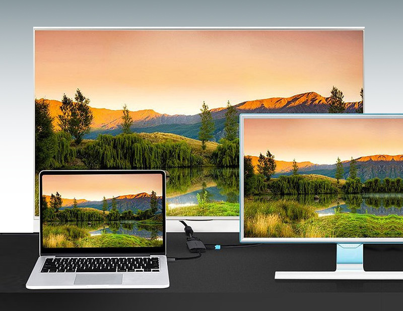 Mazer Multiport-C To 4K HDMI + VGA Dual Display Adapter 2 Bộ chuyển đổi Mazer Multiport-C To 4K HDMI + VGA Dual Display Adapter