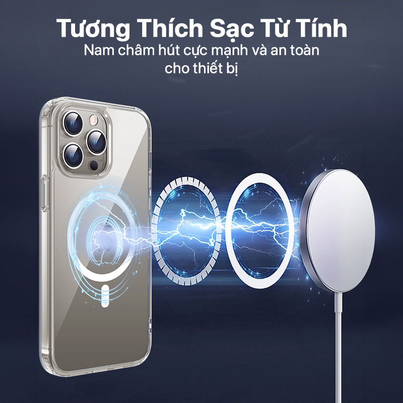 Case Mipow Magsafe Case For iPhone 15 Pro 6.1 Inch 2023 Transparent 2 Case Mipow MagSafe