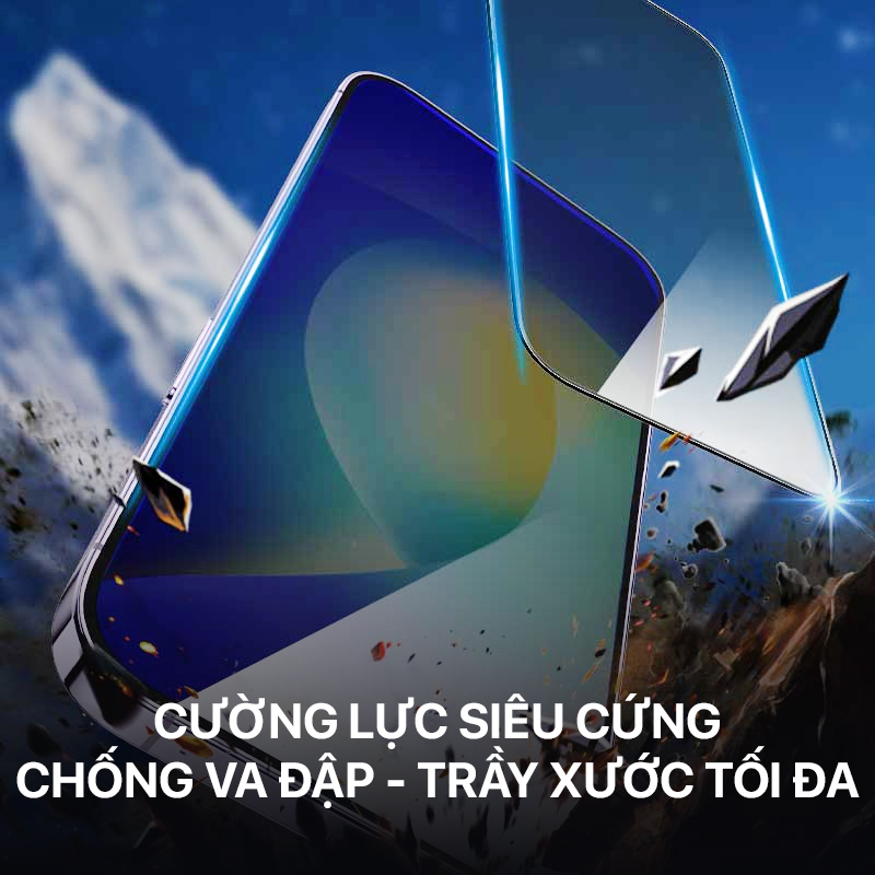 Dán Cường Lực Chống Vân Tay IPhone 15 Plus Mipow Kingbull Anti-Glare Premium HD 3 Dán Cường Lực Chống Vân Tay IPhone IPhone 15 Plus Mipow Kingbull Anti-Glare Premium HD