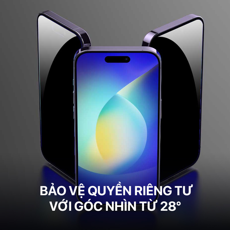 Dán Cường Lực Chống Nhìn Trộm IPhone 15 Mipow Kingbull Anti-Spy Premium HD 1 Dán Cường Lực Chống Nhìn Trộm IPhone 15 Mipow Kingbull Anti-Spy Premium Silk HD