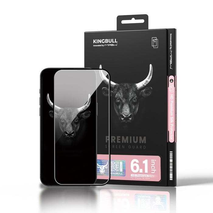 Dán Cường Lực iPhone 16 Mipow Kingbull Premium Silk HD 1 Dán Cường Lực iPhone 16 Mipow Kingbull Premium Silk HD - 1