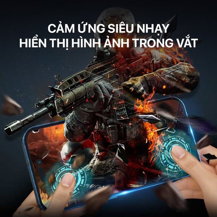 Dán Cường Lực iPhone 16 Mipow Kingbull Premium Silk HD 4 Dán Cường Lực iPhone 16 Mipow Kingbull Premium Silk HD - 4