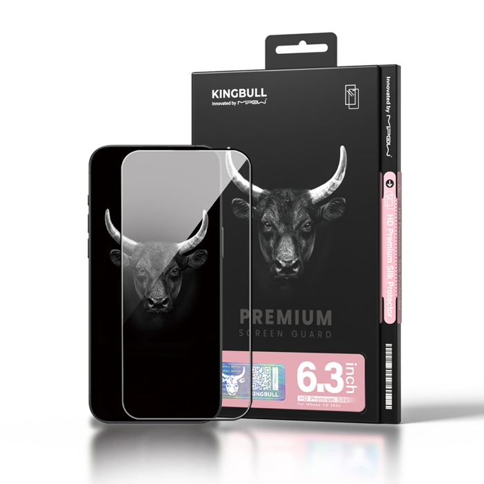 Dán Cường Lực iPhone 16 Pro Mipow Kingbull Premium Silk HD 1 Dán Cường Lực iPhone 16 Pro Mipow Kingbull Premium Silk HD - 1