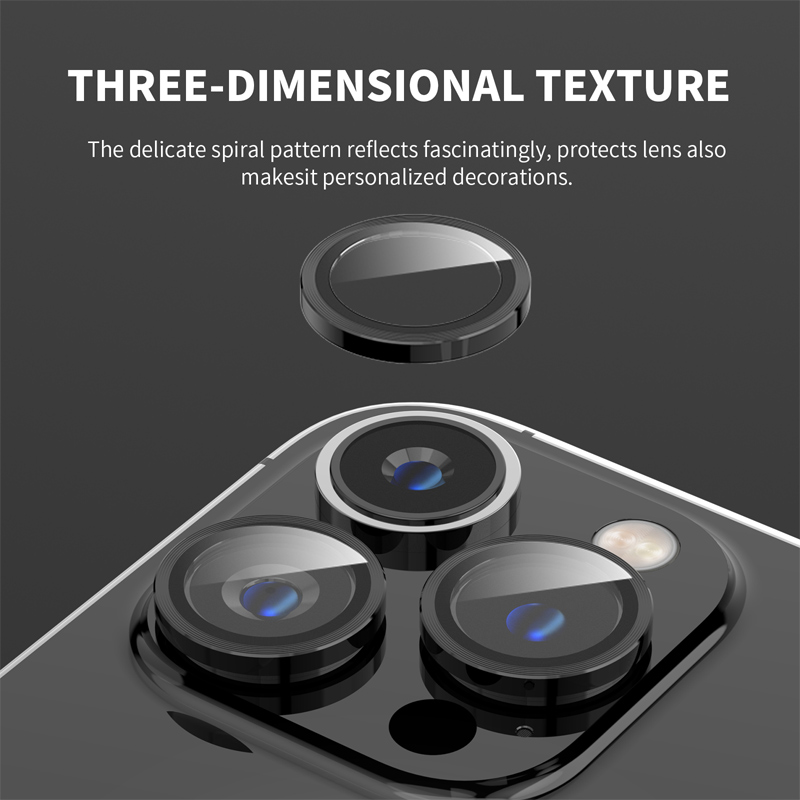 Lens Bảo Vệ Camera Dành Cho iPhone 15 Pro/15 Pro Max Mipow Kingbull TitanShield - White Titanium 3 Mipow Kingbull TitanShield