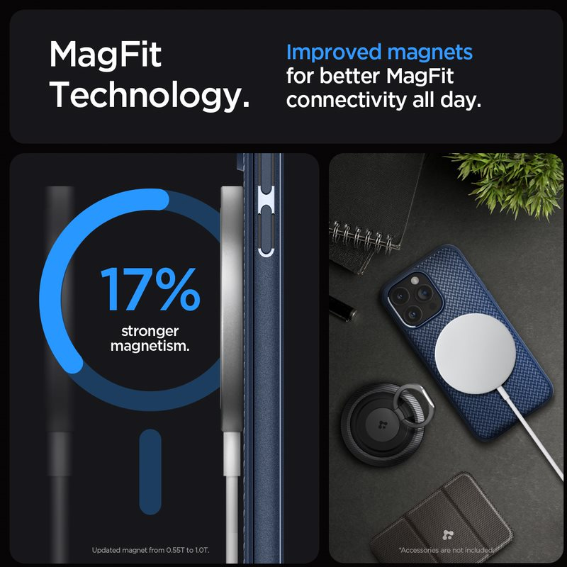 Case Spigen Mag Armor MagFit iPhone 15 Pro Max 6.7 Inch 2023 - Navy Blue 1 Spigen Mag Armor MagFit