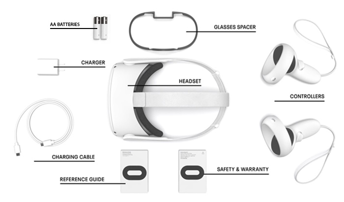 Kính Thực Tế Ảo VR Oculus/Meta Quest 2 - 256GB 11 Kính thực tế ảo VR Oculus Quest 2