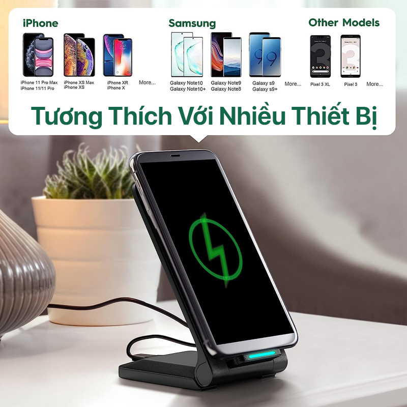 Philips - Foldable Wireless Charger - DLP9320 5 Đế sạc không dây gấp gọn Philips