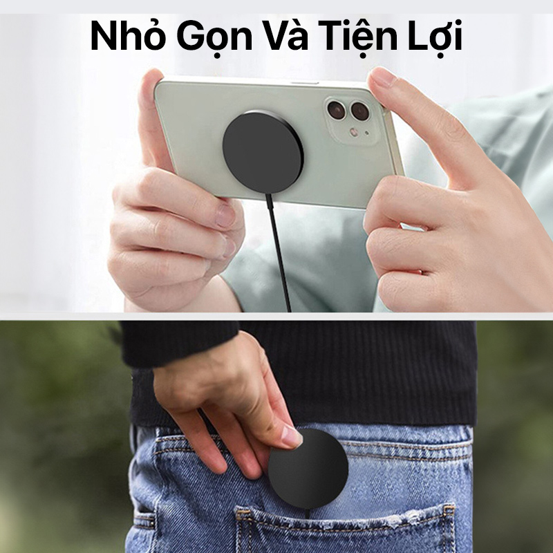 PHILIPS - MAGSAFE WIRELESS CHARGER (DLP9739TB/74) 6 Đế sạc không dây Philips - Magsafe Wireless Charger DLP9739