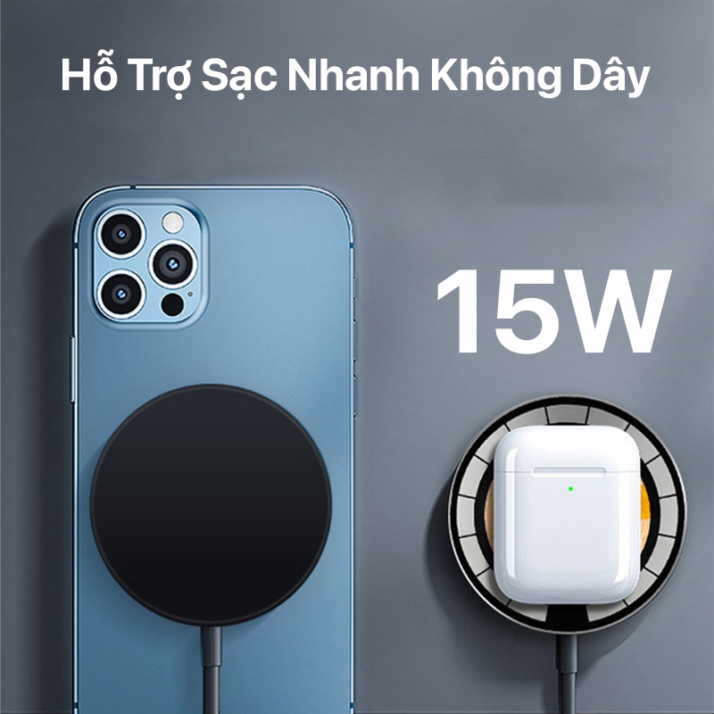 PHILIPS - MAGSAFE WIRELESS CHARGER (DLP9739TB/74) 3 Đế sạc không dây Philips - Magsafe Wireless Charger DLP9739