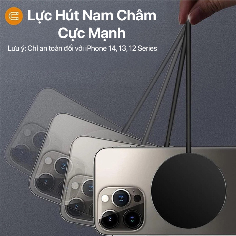 PHILIPS - MAGSAFE WIRELESS CHARGER (DLP9739TB/74) 5 Đế sạc không dây Philips - Magsafe Wireless Charger DLP9739