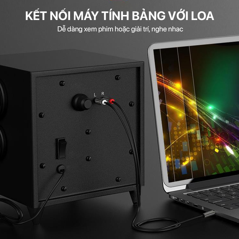 Cáp Chuyển Đổi Âm Thanh Philips - Audio Cable 3.5MM Stereo To 2XRCA 5