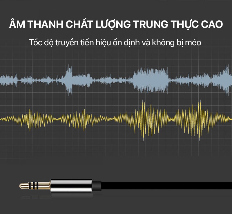 Cáp Chuyển Đổi Âm Thanh Philips - Audio Cable AUX 3.5MM Male To 3.5MM Female 2