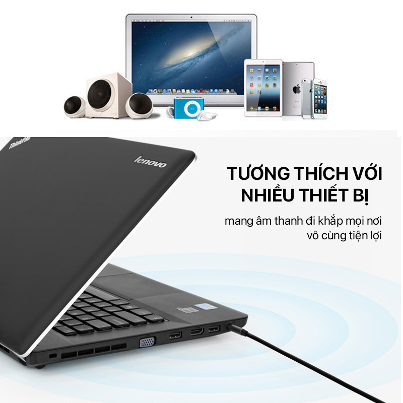 Cáp Chuyển Đổi Âm Thanh Philips - Audio Cable AUX 3.5MM Male To 3.5MM Female 3