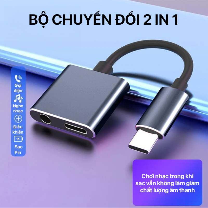 Philips - Bộ Chuyển Type-C To Type-C & 3.5 Audio - SWA3021 1 philips bo chuyen type c to usb c va audio swa3021 01