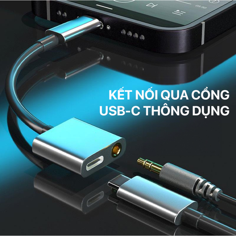 Philips - Bộ Chuyển Type-C To Type-C & 3.5 Audio - SWA3021 2 philips bo chuyen type c to usb c va audio swa3021 02