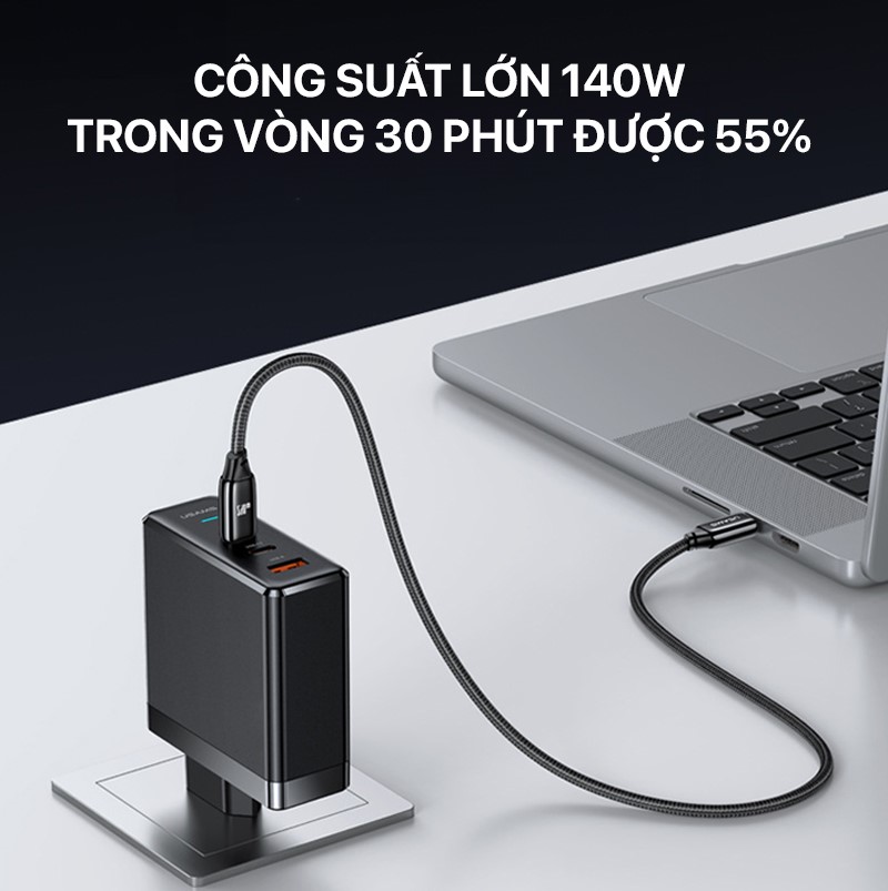 Philips GAN 140W Fast Charger - DLP9714 3 philips gan 140w fast charger input 02