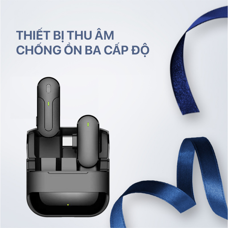 Philips - Không Dây Cài Áo Kết Nối USB-C (1 Receiver+1 Mic) DLM9001C/74 1 philips micro khong day cai ao ket noi cong usb c 01