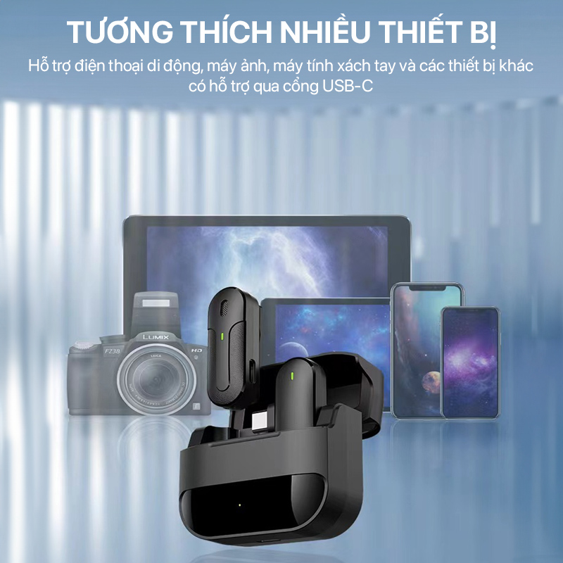 Philips - Không Dây Cài Áo Kết Nối USB-C (1 Receiver+1 Mic) DLM9001C/74 2 philips micro khong day cai ao ket noi cong usb c 02